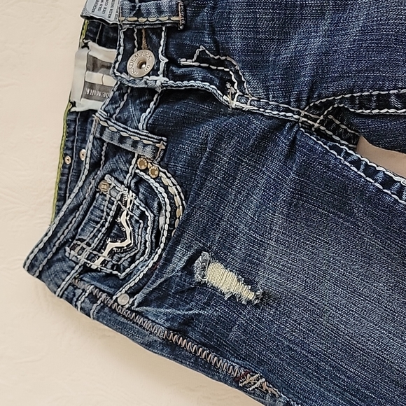 Trademark H Jeans Super Flare Size 0/25 - Picture 7 of 11